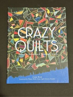Crazy Quilts by Cindy Brick - Colorful Patchwork Cover